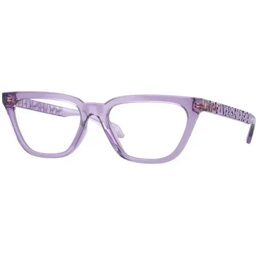 Violet Frame Sunglasses , unisex, Sizes: 53 MM - Versace - Modalova