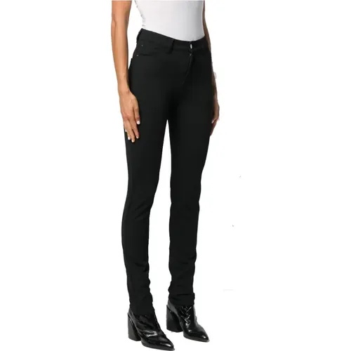 Skinny High Waist Pants , female, Sizes: W32, W26, W27 - Emporio Armani - Modalova