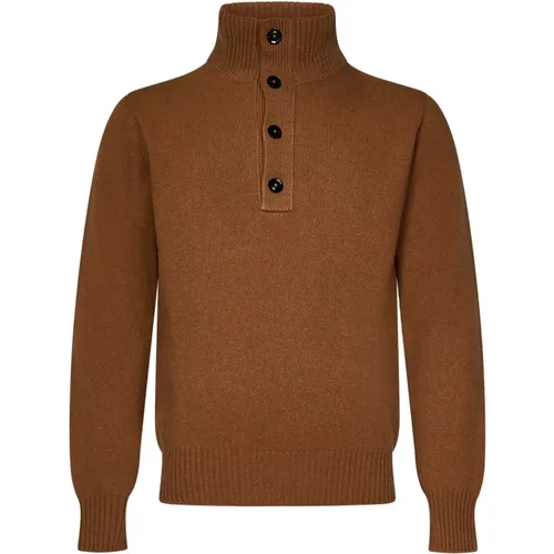 Luxuriöser Brauner Rollkragenpullover Aw24 - Tom Ford - Modalova