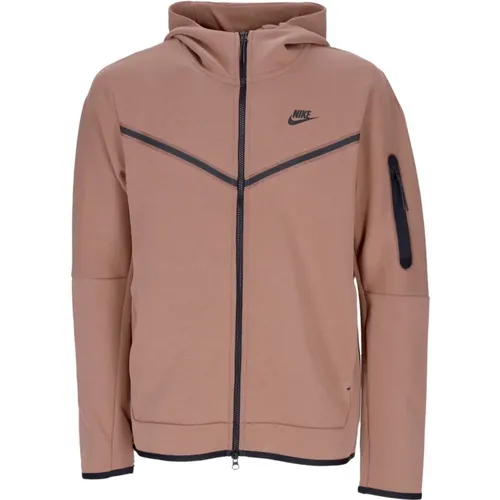 Tech Fleece Kapuzenpullover mit Reißverschluss , Herren, Größe: L - Nike - Modalova