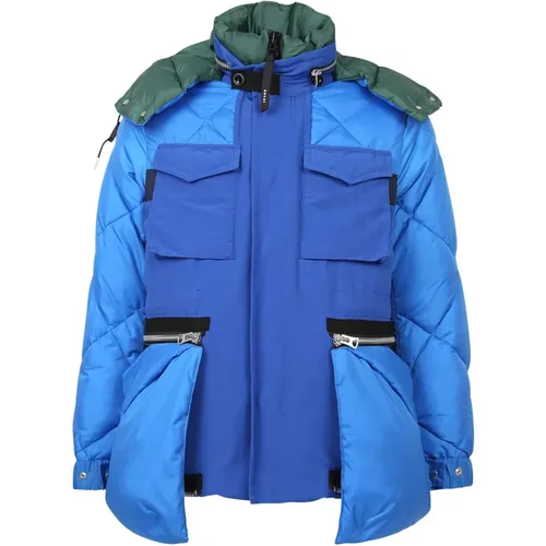 Winter Jacket with Hood , male, Sizes: S - Sacai - Modalova