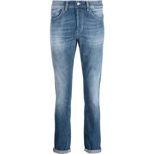 Slim-Fit George Jeans , Herren, Größe: W33 - Dondup - Modalova