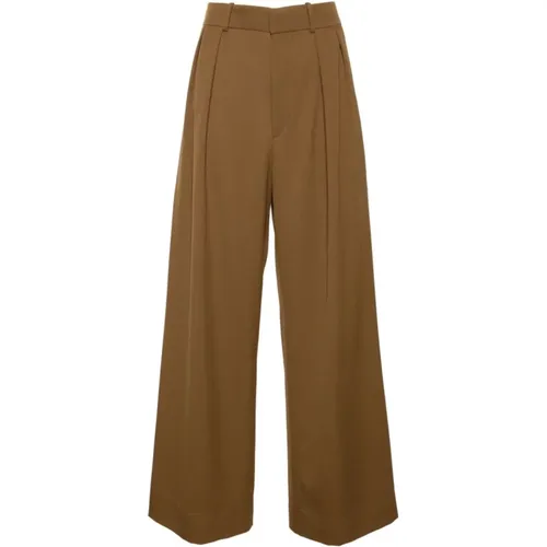 Wide Leg Trousers , female, Sizes: M - Wardrobe.nyc - Modalova