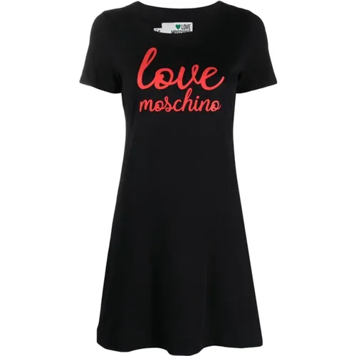 Short Kleider , Damen, Größe: XS - Love Moschino - Modalova