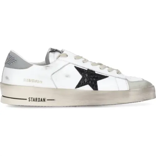 Weiße Ledersneakers mit Sternenlogo , Herren, Größe: 40 EU - Golden Goose - Modalova