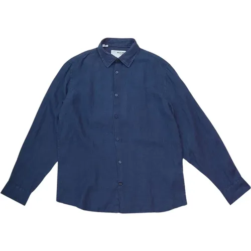 Linen Kylian Shirt , male, Sizes: S - Selected Homme - Modalova