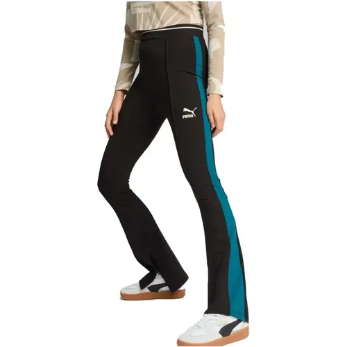 Flared Leggings , Damen, Größe: S - Puma - Modalova