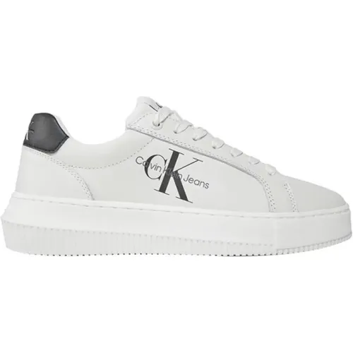 Weiße Sneakers Donna Fusion , Damen, Größe: 40 EU - Calvin Klein - Modalova