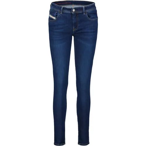Slandy-matala 09c19 Super Skinny Fit Jeans , Damen, Größe: W27 - Diesel - Modalova