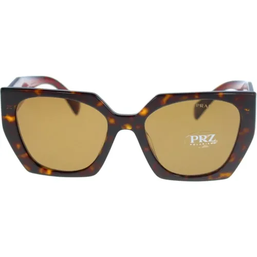 Ikonoische Sonnenbrille mit polarisierten Gläsern , Damen, Größe: 54 MM - Prada - Modalova