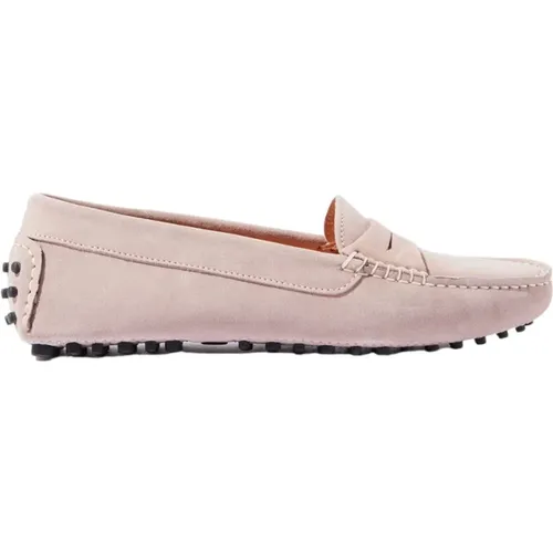 Rosa Wildleder Fahrerloafer , Damen, Größe: 39 EU - Scarosso - Modalova