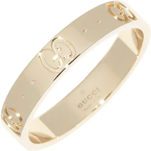 Pre-owned Metal rings , female, Sizes: ONE SIZE - Gucci Vintage - Modalova