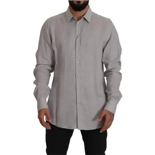 Casual Shirts , Herren, Größe: 4XL - Dolce & Gabbana - Modalova