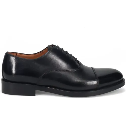 Handgefertigte schwarze Brogues für Herren - Sangiorgio - Modalova