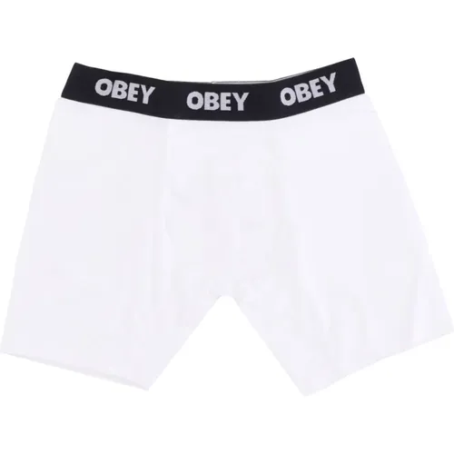 Streetwear Boxers 2 Pack Weiß Obey - Obey - Modalova
