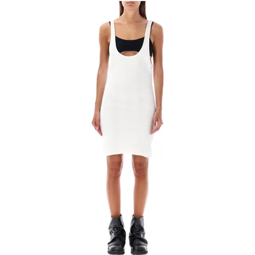 Jersey Mini Dress Aw24 , female, Sizes: 2XS - The Attico - Modalova