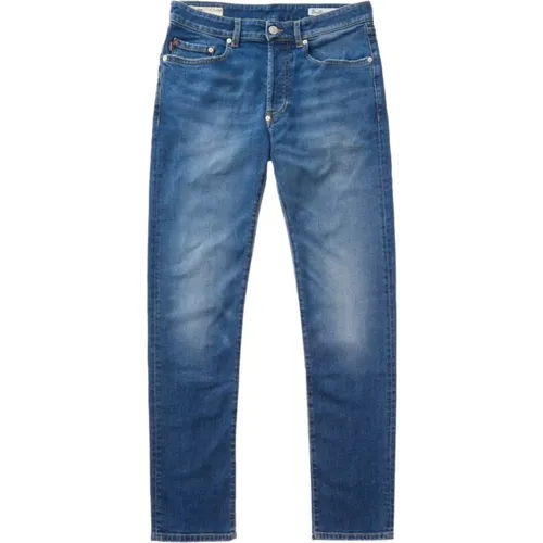 Blaue Denim Jeans , Herren, Größe: W31 - Blauer - Modalova