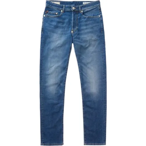 Blaue Denim Jeans , Herren, Größe: W38 - Blauer - Modalova