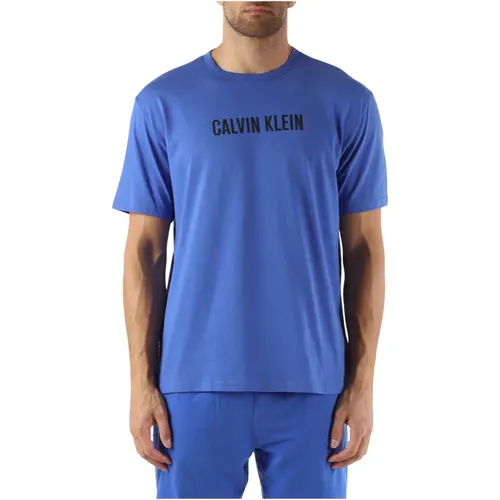 Intense Power Lounge Baumwoll T-shirt , Herren, Größe: XL - Calvin Klein - Modalova