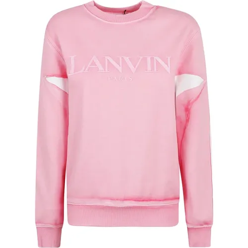 Stilvoller Peony Sweatshirt für Frauen , Damen, Größe: L - Lanvin - Modalova