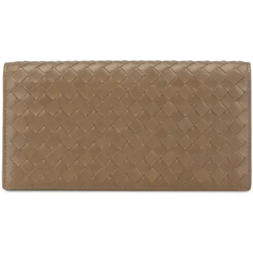 Pre-owned Leather wallets , female, Sizes: ONE SIZE - Bottega Veneta Vintage - Modalova