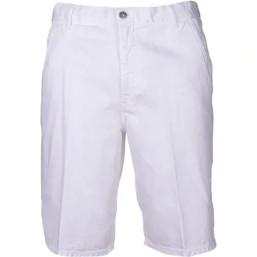 Men's Bermuda Shorts, Regular Fit, Low Waist , male, Sizes: W34, W35, W33, W31 - Dondup - Modalova