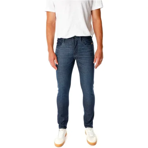 Slim Fit Mid Waist Jeans , Herren, Größe: W30 L30 - G-Star - Modalova