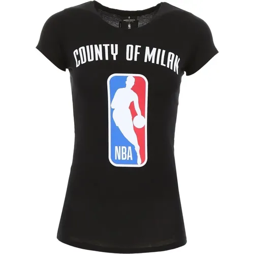 NBA T-Shirt mit Rundhalsausschnitt - Marcelo Burlon - Modalova
