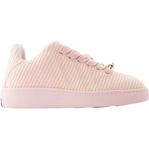 LF Box Knit Sneakers - - Synthetic - , female, Sizes: 3 UK, 7 UK, 6 UK - Burberry - Modalova