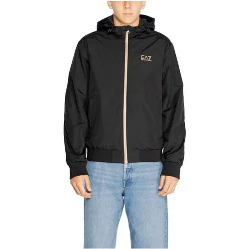 Polyamid Jacke , Herren, Größe: 2XL - Emporio Armani EA7 - Modalova