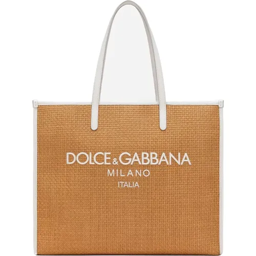 Rafia Einkaufstasche - Dolce & Gabbana - Modalova
