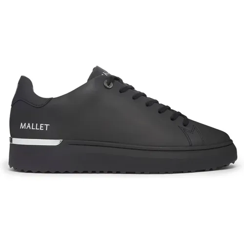 Lite Triple Schwarz Silber Sneakers , Herren, Größe: 44 EU - Mallet London - Modalova