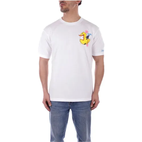 Logo Front T-shirt Cotton , male, Sizes: M, XL, 2XL - Saint Barth - Modalova