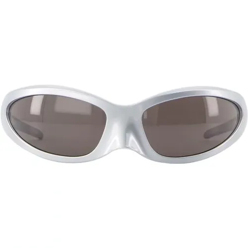 Silver Acetate Sunglasses , unisex, Sizes: ONE SIZE - Balenciaga - Modalova