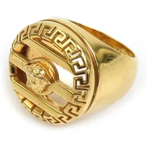 Pre-owned Metal rings , female, Sizes: ONE SIZE - Versace Pre-owned - Modalova