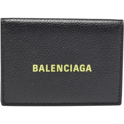 Pre-owned Leather wallets , male, Sizes: ONE SIZE - Balenciaga Vintage - Modalova