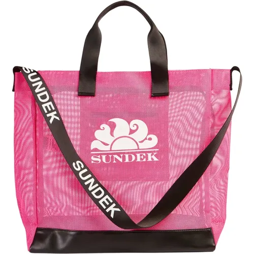 Beach Shopper Bag , female, Sizes: ONE SIZE - Sundek - Modalova