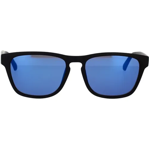 Quadratische Sonnenbrille mit blauen verspiegelten Gläsern - Calvin Klein - Modalova