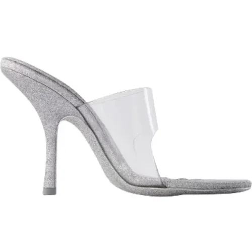 Metallic Silver PVC Sandals , female, Sizes: 4 UK, 3 UK, 5 UK, 6 UK - alexander wang - Modalova