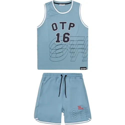 Blauer Basketball Sommer Set Herren - Off The Pitch - Modalova