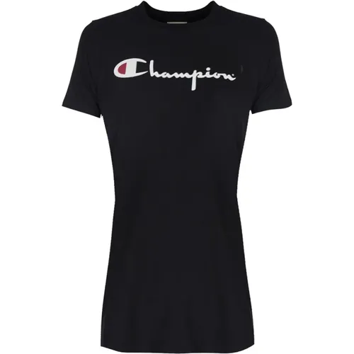 Kurzarmshirt , Damen, Größe: M - Champion - Modalova