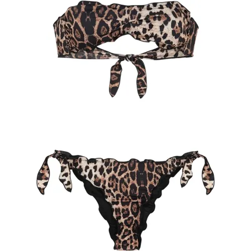 Bikini Fascia E Slip Nodi Regolabile Frou Frou Spotted - F**k - Modalova