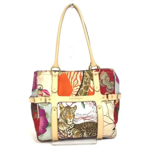 Pre-owned Fabric shoulder-bags , female, Sizes: ONE SIZE - Salvatore Ferragamo Pre-owned - Modalova