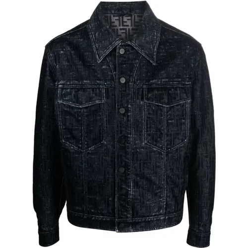 Denim Jacket , male, Sizes: M, S - Fendi - Modalova