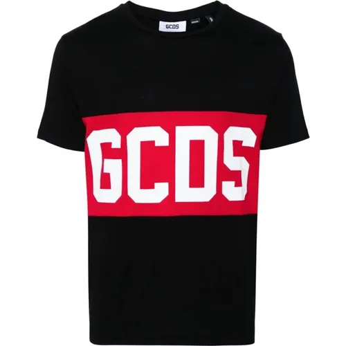 Band Logo Regular T-Shirt , male, Sizes: XL, S, XS, M, L - Gcds - Modalova