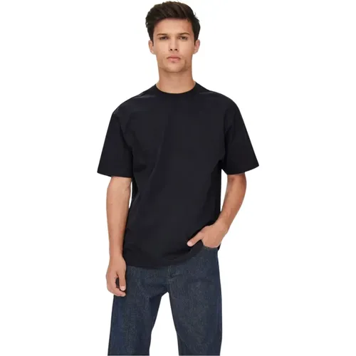 Oversized Baumwoll T-Shirt Fred - Only & Sons - Modalova