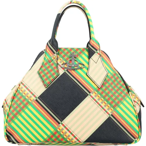 Women's Bags Handbag Combat Tartan Ss24 , female, Sizes: ONE SIZE - Vivienne Westwood - Modalova