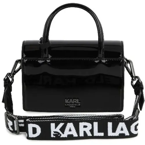 Schicke Schwarze Handtasche - Karl Lagerfeld - Modalova