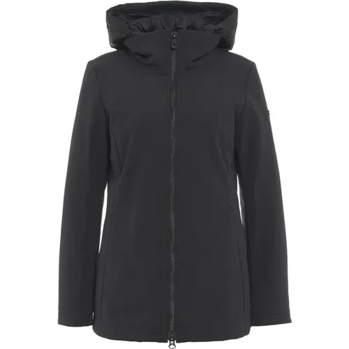 Schwarzer Parka Aw24 Damenbekleidung , Damen, Größe: M - Peuterey - Modalova