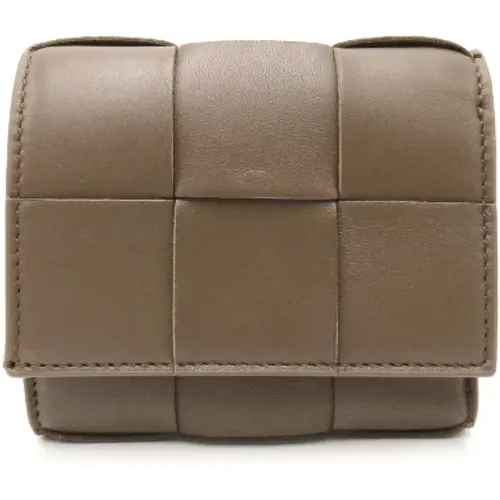 Pre-owned Leather wallets , female, Sizes: ONE SIZE - Bottega Veneta Vintage - Modalova